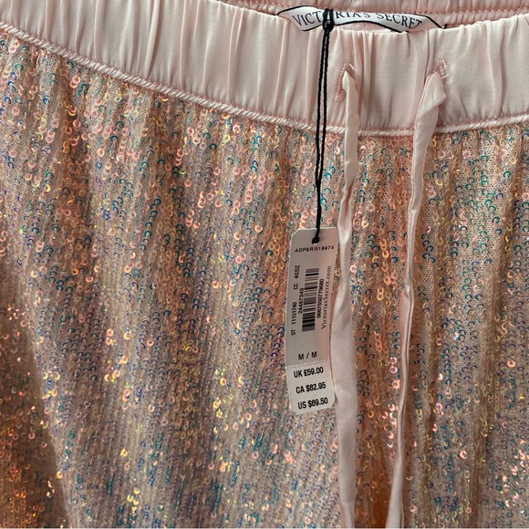 Victoria Secret Pants Women’s Size Medium Jogger Pink Barbie Festival - Picture 4 of 5